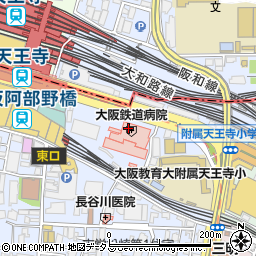大阪鉄道病院周辺の地図