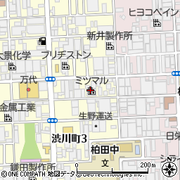 ミツマル東大阪工場周辺の地図