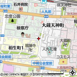 明石警察署大蔵交番周辺の地図