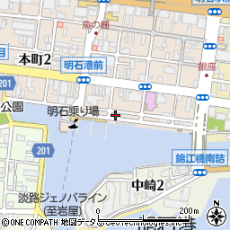 タイムズ明石本町第６駐車場周辺の地図