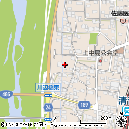 岡山県総社市清音上中島105周辺の地図