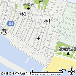 〒673-0034 兵庫県明石市林の地図