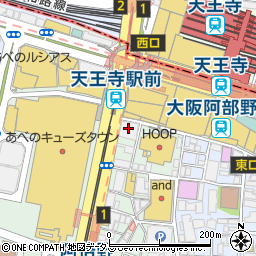 ＢＥＡＵＴＹＬＡＳＨ　阿倍野店周辺の地図