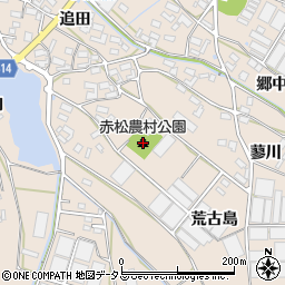 赤松農村公園周辺の地図