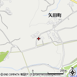 奈良県大和郡山市矢田町4080-1周辺の地図