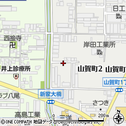 大阪府八尾市山賀町3丁目27周辺の地図