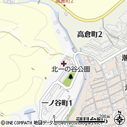 須磨一の谷グリーンハイツＫ棟周辺の地図