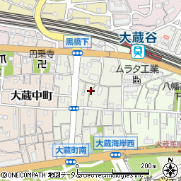 兵庫県明石市大蔵町周辺の地図