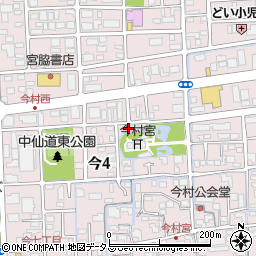 岡山県岡山市北区今4丁目3-37周辺の地図