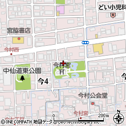 岡山県岡山市北区今4丁目3-39周辺の地図