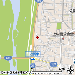 岡山県総社市清音上中島98周辺の地図
