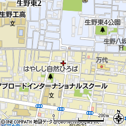 寺西看板店周辺の地図