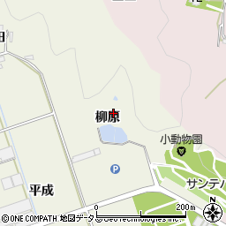 愛知県田原市芦町柳原周辺の地図