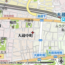 兵庫県明石市大蔵中町8-5周辺の地図