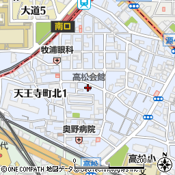 [葬儀場]高松会館周辺の地図