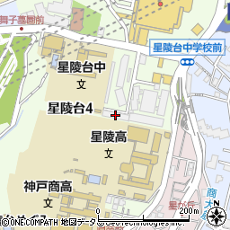 ビスタグランデ神戸星陵台Ｂ棟パールコート周辺の地図