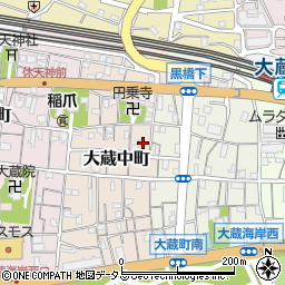 兵庫県明石市大蔵中町8-8周辺の地図