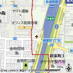 シマコーポレーション中環・八尾店周辺の地図