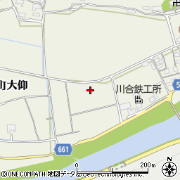 三重県津市一志町大仰周辺の地図