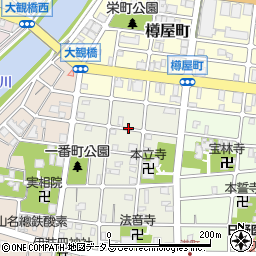 兵庫県明石市日富美町周辺の地図