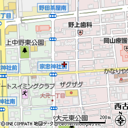 渕本医院周辺の地図