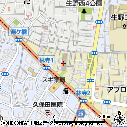 介護老人保健施設アネシス寺田町周辺の地図