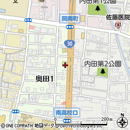 ザめしや 岡山奥田店周辺の地図