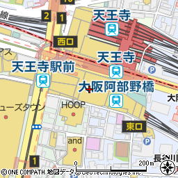 株式会社古市庵　近鉄阿倍野店周辺の地図