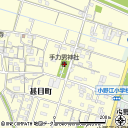 手力男神社周辺の地図