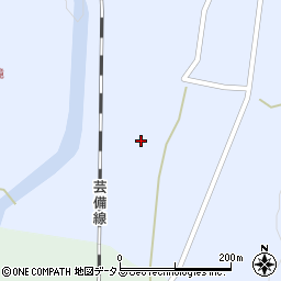 広島県安芸高田市甲田町上小原35周辺の地図