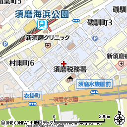 ワコーレセレナ須磨周辺の地図