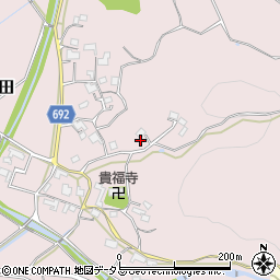 三重県名張市上小波田258-2周辺の地図