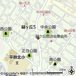 奈良県平群町（生駒郡）緑ヶ丘周辺の地図
