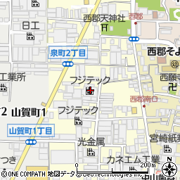大阪府八尾市泉町1丁目58-4周辺の地図