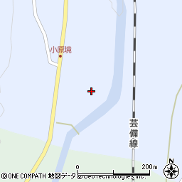 広島県安芸高田市甲田町上小原1819周辺の地図