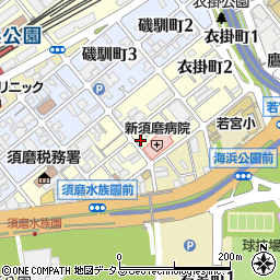 新須磨病院周辺の地図