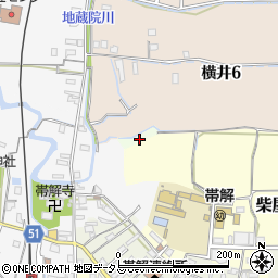 奈良県奈良市横井町周辺の地図