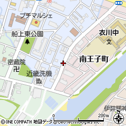 兵庫県明石市南王子町周辺の地図