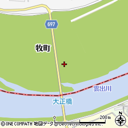 大正橋周辺の地図