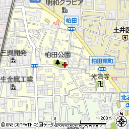 東大阪市立長瀬西公民館周辺の地図