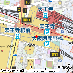 回転寿司がんこ あべのハルカス店周辺の地図