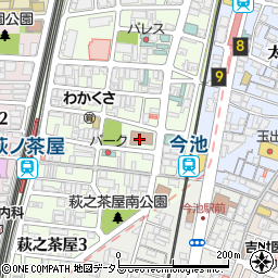 西成警察署周辺の地図