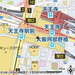 ミスタードーナツｅｋｉｍｏ天王寺ショップ周辺の地図