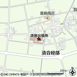 清音公民館周辺の地図