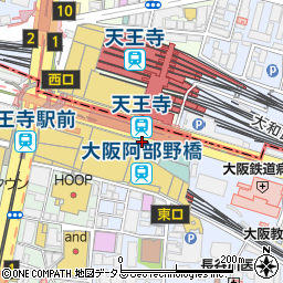 MARKET 天王寺店周辺の地図