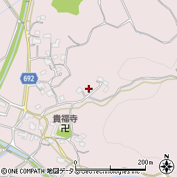 三重県名張市上小波田262周辺の地図