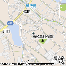 愛知県田原市西神戸町（荒古島）周辺の地図