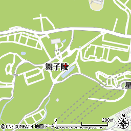 社団法人神戸市手をつなぐ育成会自立訓練事業舞子墓園現場詰所周辺の地図