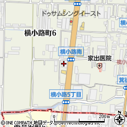 シティーホール東大阪周辺の地図
