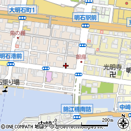 システムパーク明石本町駐車場周辺の地図